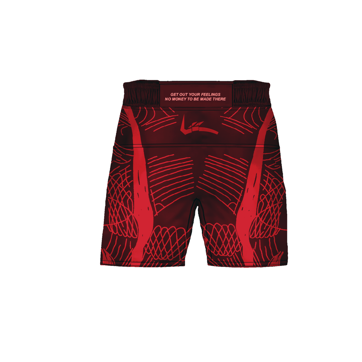 KRONIS RASH GUARD and SHORTS (BLOOD RED)