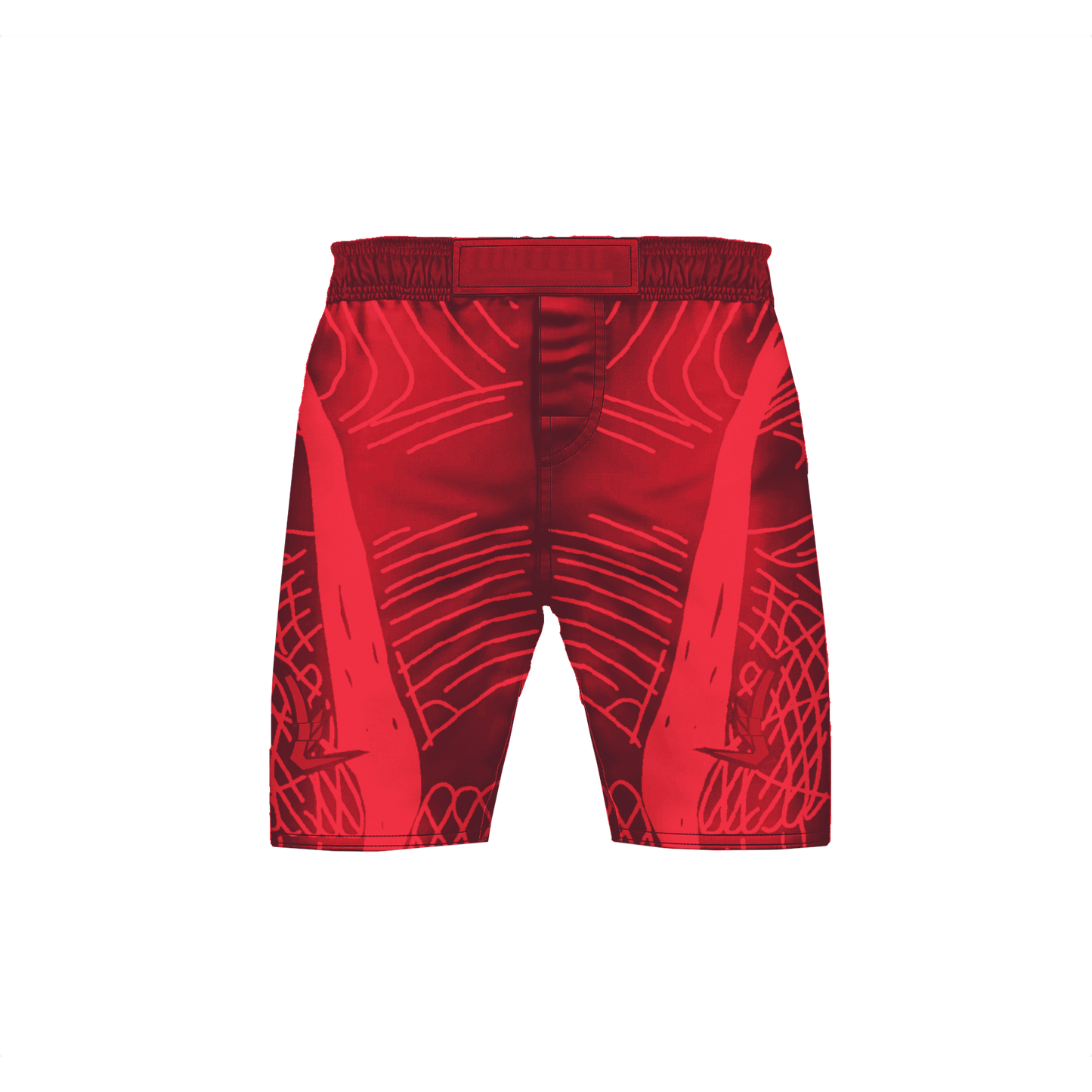 KRONIS RASH GUARD and SHORTS (BLOOD RED)