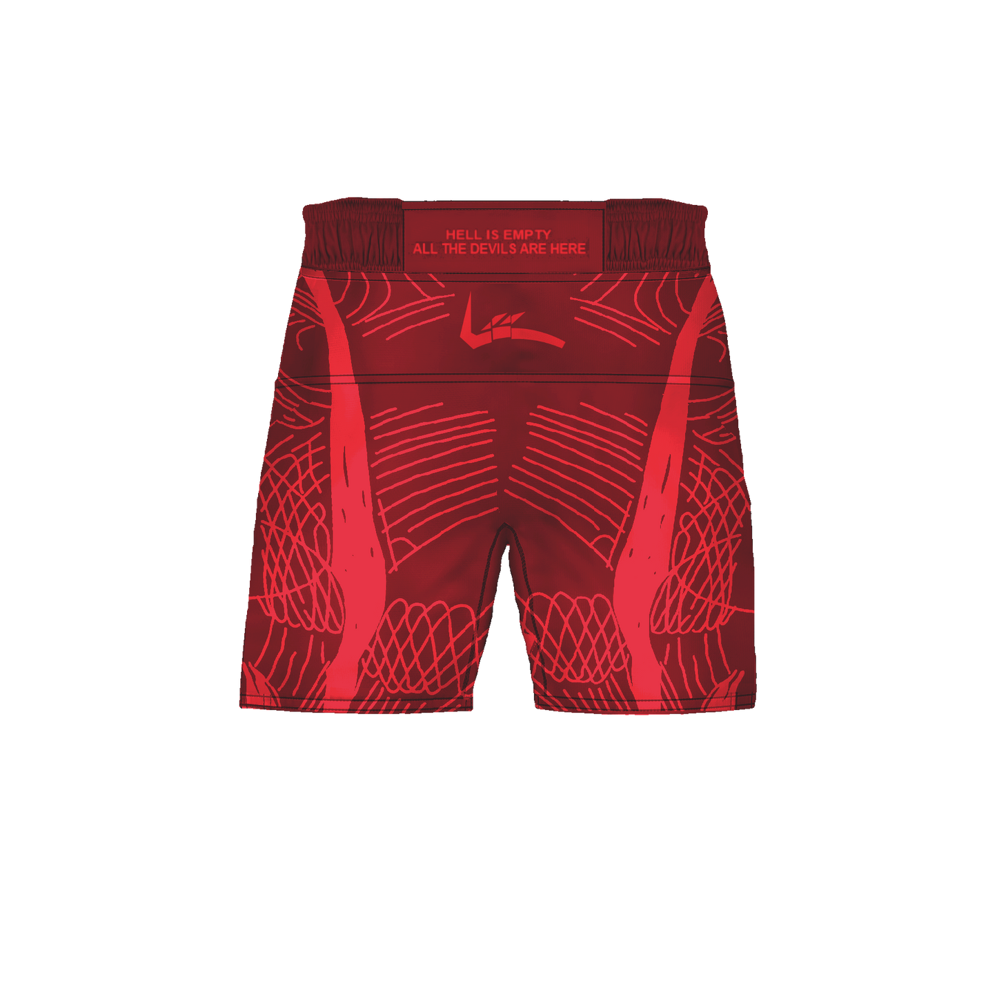 KRONIS RASH GUARD and SHORTS (BLOOD RED)